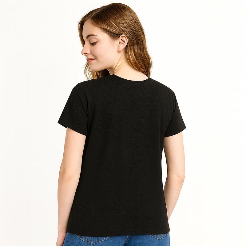 I Love Freshman T-Shirt Men's 100% Cotton Unisex Tee Black Short Sleeve Crewneck Casual Streetwear Top Soft Breathable Fabric