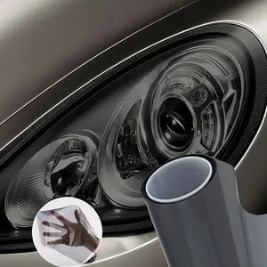 Light Tpu Headlight Film Tail Light Vinyl Sticker Set, High-Quality PU Coating, Modern Car Design, Smooth Surface, Car Decals