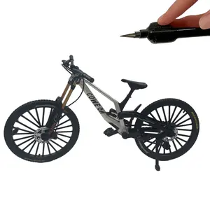 New Alloy Bicycle Model Simulation Mountain Bike Downhill Road Bike Ornament Gift Toy, Party Gift, Birthday Present, Easter Small Gift