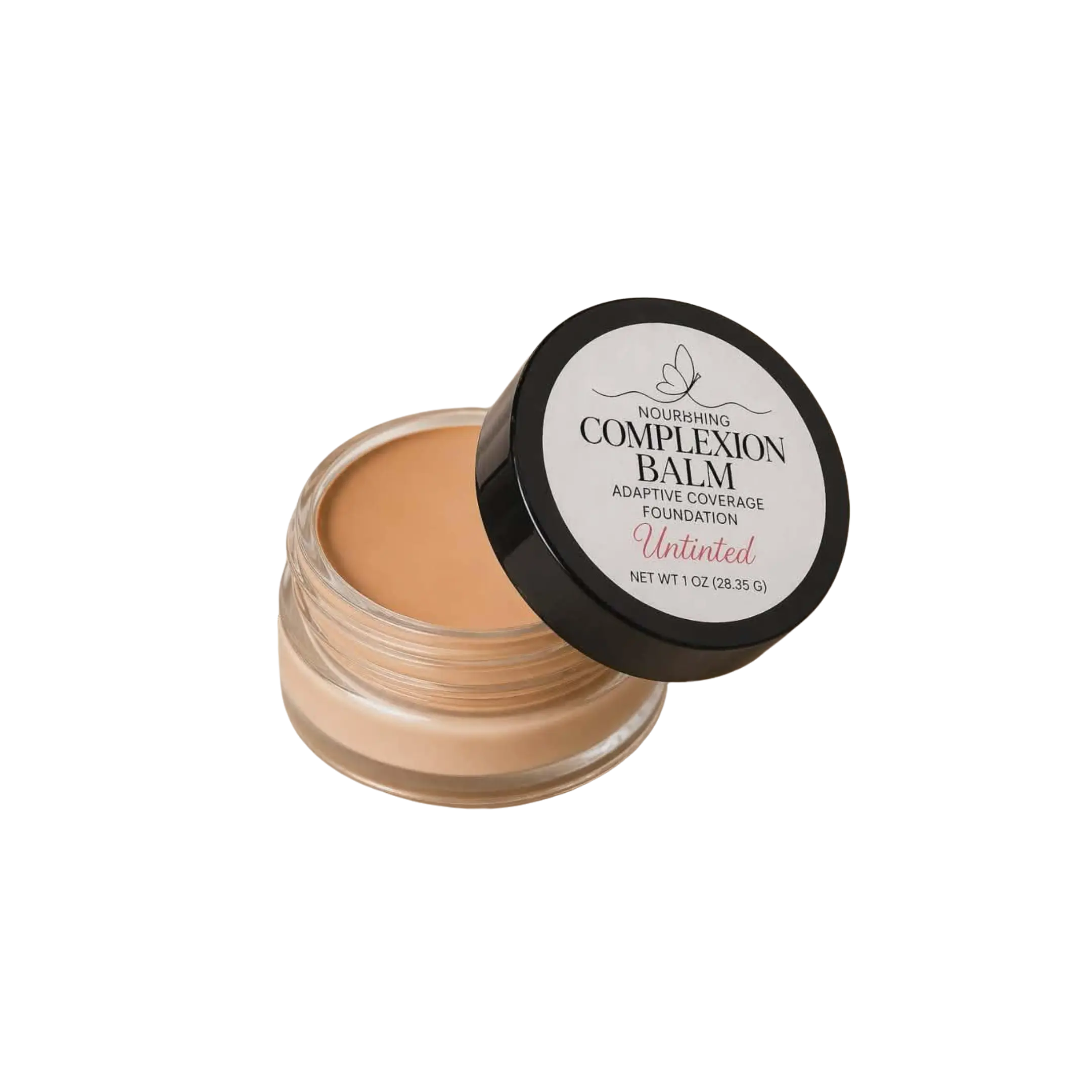 Nourishing Complexion Balm – Adaptive Coverage Foundation | Tallow-Based, Clean Beauty, Skin-Like Finish Radiant Hydrating Makeup Moisturizing Concealer