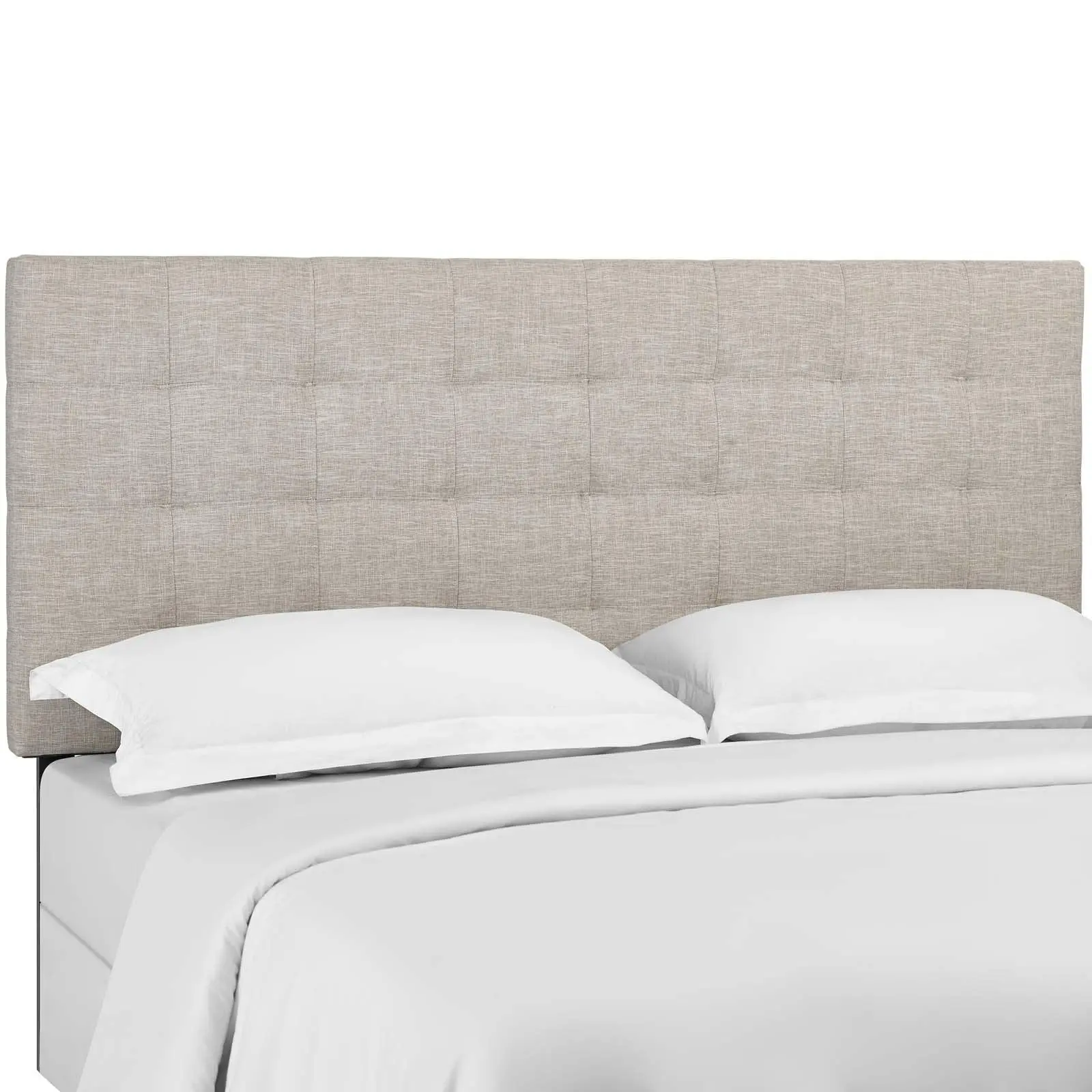 Modway Paisley Tufted King and California King Upholstered Linen Fabric Headboard