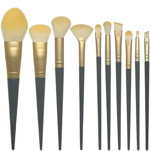 10Pcs Soft Fluffy Makeup Brushes Set for Beauty Tools