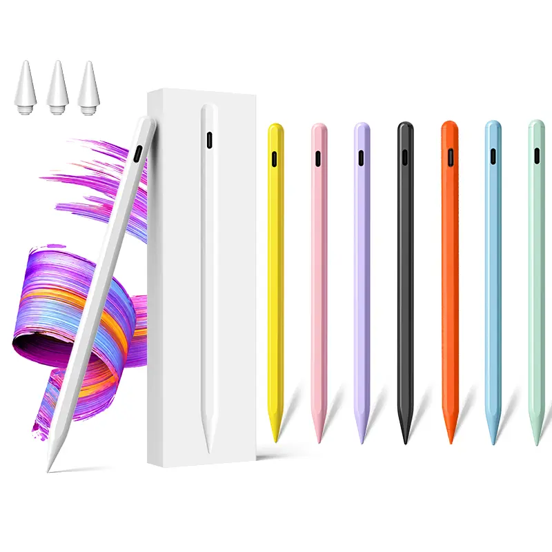 Pencil for Apple iPad A16 10th, Fast Charge Stylus Pen for 2025-2018 iPad A16/11-6th, Air 11"/13" M4/M3/M2/5th-3rd, Pro 13/11/M4/12.9, Mini A17 Pro/6/5th Palm Rejection Tilt Sensitivity BackToSchool