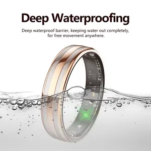 2026 Smart RingUnisexIP68 waterproof ratingHeart rate and health monitoringActivity trackerFitness ringNew model