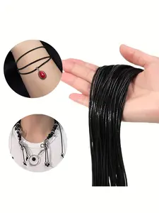 Korean Waxed Cotton Cord, Durable & Stretchy Material, Ideal for DIY Beading Making, Bracelets & Jewelry Making, DIY Jewelry Accessories, 10 Meter Per Lot