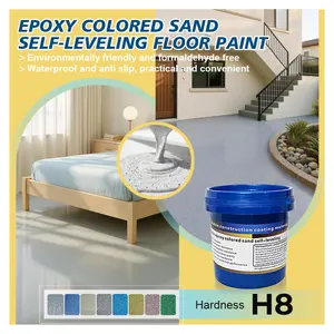 Epoxy Color Sand Coating Sturdy and Durable Suitable for Small-Scale Repairs Epoxy Floor Paint Good Quality and Long-Lasting