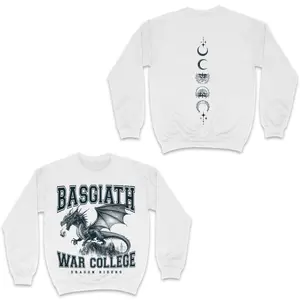Basgiath War College Dragon Riders Sweatshirt, Stylish and Comfy for Fantasy Lovers, Cozy Wear, Perfect Gift