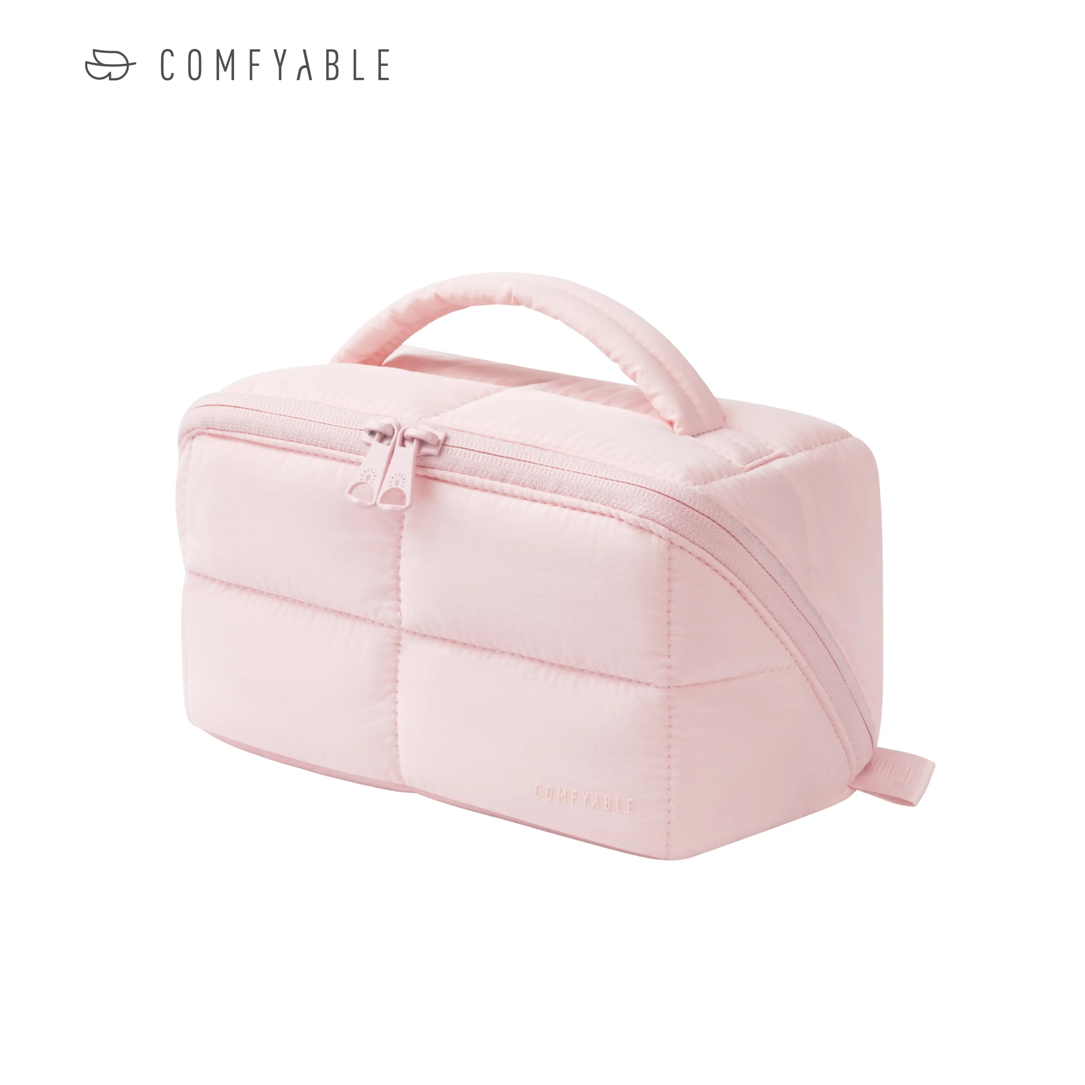 Comfyable Puffy Make-Up Bag for Women, Compact Organiser with Quick Flat Access, Lightweight Water-Repellent Pouch for International Travel, Assorted Color Cosmetic Bag, Assorted Color Make-Up Bags,back to school,back to school haul