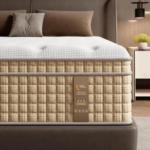 BedStory 12'' F/Q/K Mattress, Pocket Coils sweet night comfortable sleep safe foam fluffy bedding comfy bed gel infuse mattress Bedroom Modern Design