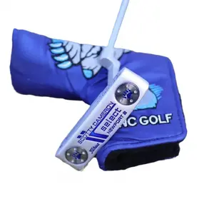 2026 latest model golf putter, straight shaft putter with protective cover, straight push type, made of stainless steel, with integrated balance design