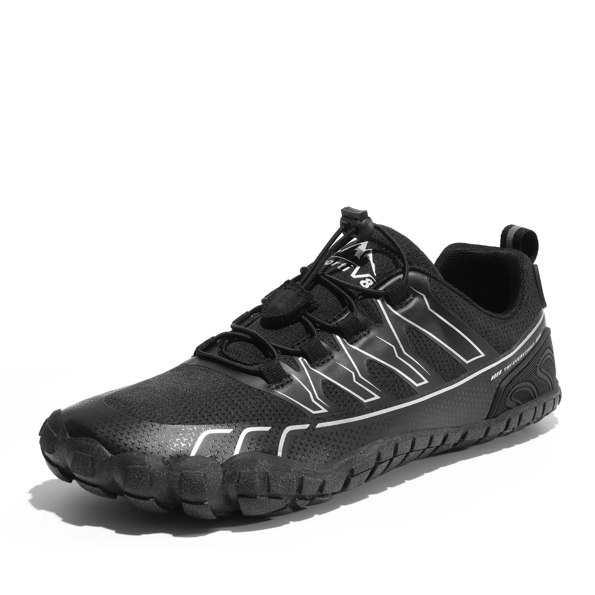 NORTIV 8 Men's Watershoes, Quick-Drying Amphibious Sneakers with Breathable Mesh and a Snug Fit for Kayaking and Beach Activities, Water Aqua Shoes, Wading Shoes