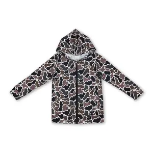 CFS Kids Boy Winter Jacket Zipper Coat Camo Winter Hoodies Shirt Hunting Clothes BT1382