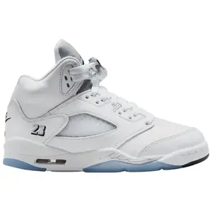 Nike Air Jordan 5 Retro White Metallic (2026) HQ7980-103 Youth Fashion Shoes New