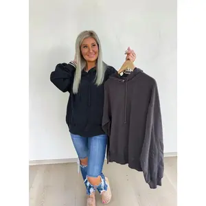 Urban Stitch Hoodie Pullover Top