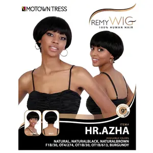 Motown Tress Remy Wig 100% Human Hair Full Wig - HR.AZHA