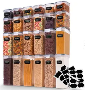 Set of 24 Airtight Food Storage Containers