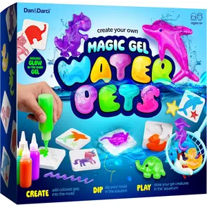 Fairy Water Gel Kit for Kids - Magic Elf Toy Kits - Waters Pets - DIY Squishy Maker Set - Craft for Kids - Make Your Own Squishies Toys Crafts for Boys & Girls Valentines Day