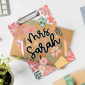 Teacher Personalized Gifts, Custom Clipboard with Teacher Name, School Teacher Name Clipboard, Teacher Appreciation Gift, Back to School