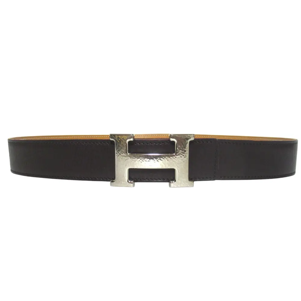 Pre-owned HERMÈS Other Small Leather Goods Hermes Constance H Malletre Reversible Belt