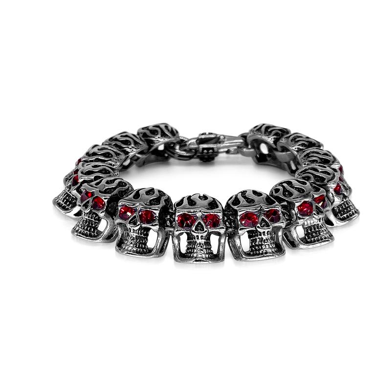 Dream Apparel Stainless Steel Bike Chain Motorcycle Chain Bracelet for Men and Women, Heavy Metal Biker Bracelet, Bicycle Link Chain Bracelet