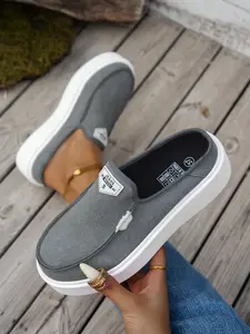 Women's New Arrival Shoes 2026, Leopard Print Casual Slip On Style Comfortable Anti-Slip Thick Sole Fashion Slippers