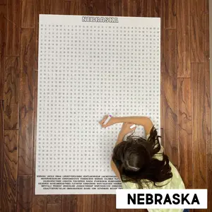 Nebraska State Giant Word Search Puzzle