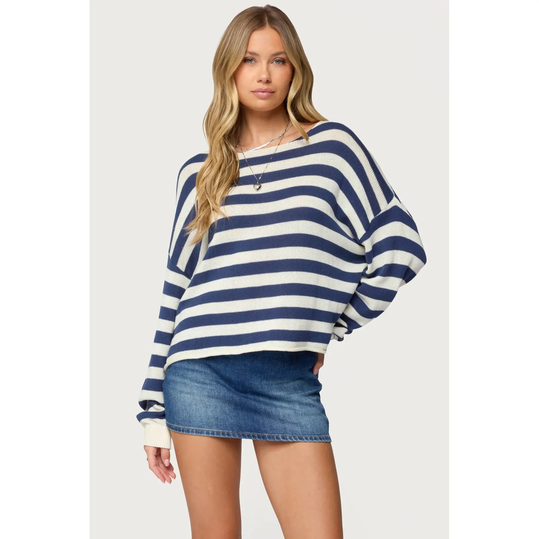 Anney Oversized Striped Sweater Anney Oversized Striped Sweater