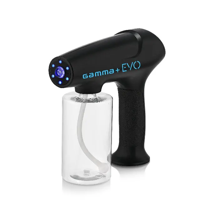 Evo Nano Mister - USB-C Rechargeable Cordless Silent Portable Disinfectant Sprayer System with USB Port for Hair Blowout, Hair Skin Surfaces