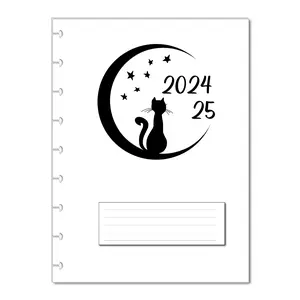 2024 2025 Monthly Planner Calendar Refills for 9 Disc Classic Happy Planners, Loose-Leaf Inserts, 18 Month (July 24 to Dec 25) 9-Disc Planner, 7x9.25 Size Monthly Calendar Refills