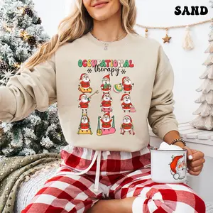 Occupational Therapy Christmas Sweatshirt, OT Christmas T-shirt, Santa's Favorite Occupational Therapist Shirt, OT Christmas Gifts, OT Gift 5TD