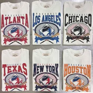 Vintage Baseball Graphic Tee Sports Baseball Player WHITE Tshirt Game Day T-Shirt Ballpark Baseball Top Unisex Sports Game Shirt - RO