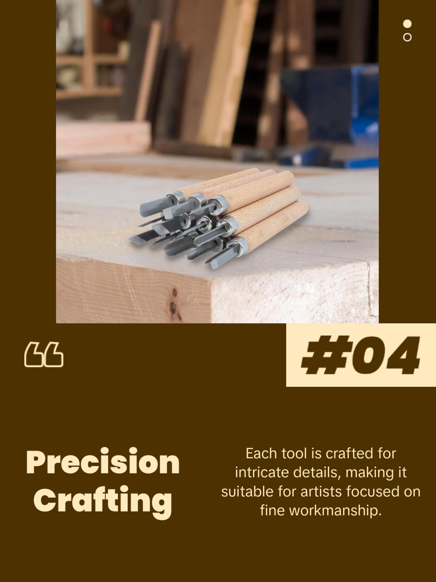 Westcott CarboTitanium Carving Tools Set, 12-Piece Set (17979-Parent)