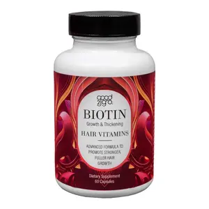 Hair Growth Supplement for Stronger Hair & Nails - Good2Gro by Gold Banner Beauty 60ct | High Potency Biotin Capsules for Beauty & Wellness Support – Vegan & Cruelty-Free