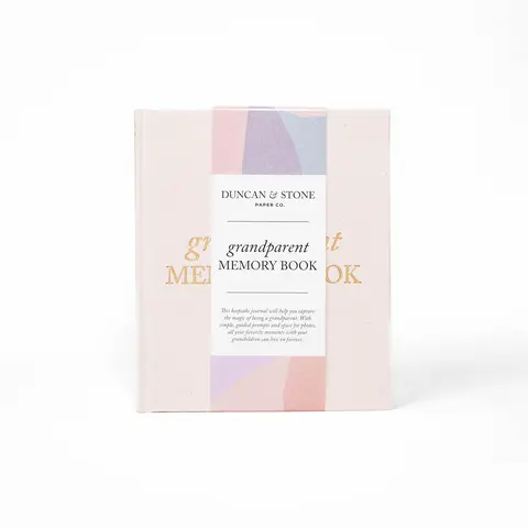 Grandparent Memory Journal, Linen Bound Scrapbook with Journaling Prompts for Grandchildren (Toys & Hobbies DIY Scrapbooking & Stamping)