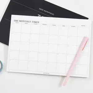 Monthly Planner (1 Piece), Monthly Budget Planner, 60 Sheets Tear-out Notepad, Office Agenda Book, Stationery Supplies for Home School Office