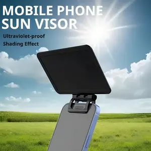 Foldable Multi-angle Phone Sun Visor, Anti-glare Design - Universal Type, Suitable for Outdoor Activities, Cycling, Camping and Travel (Model: DM654)