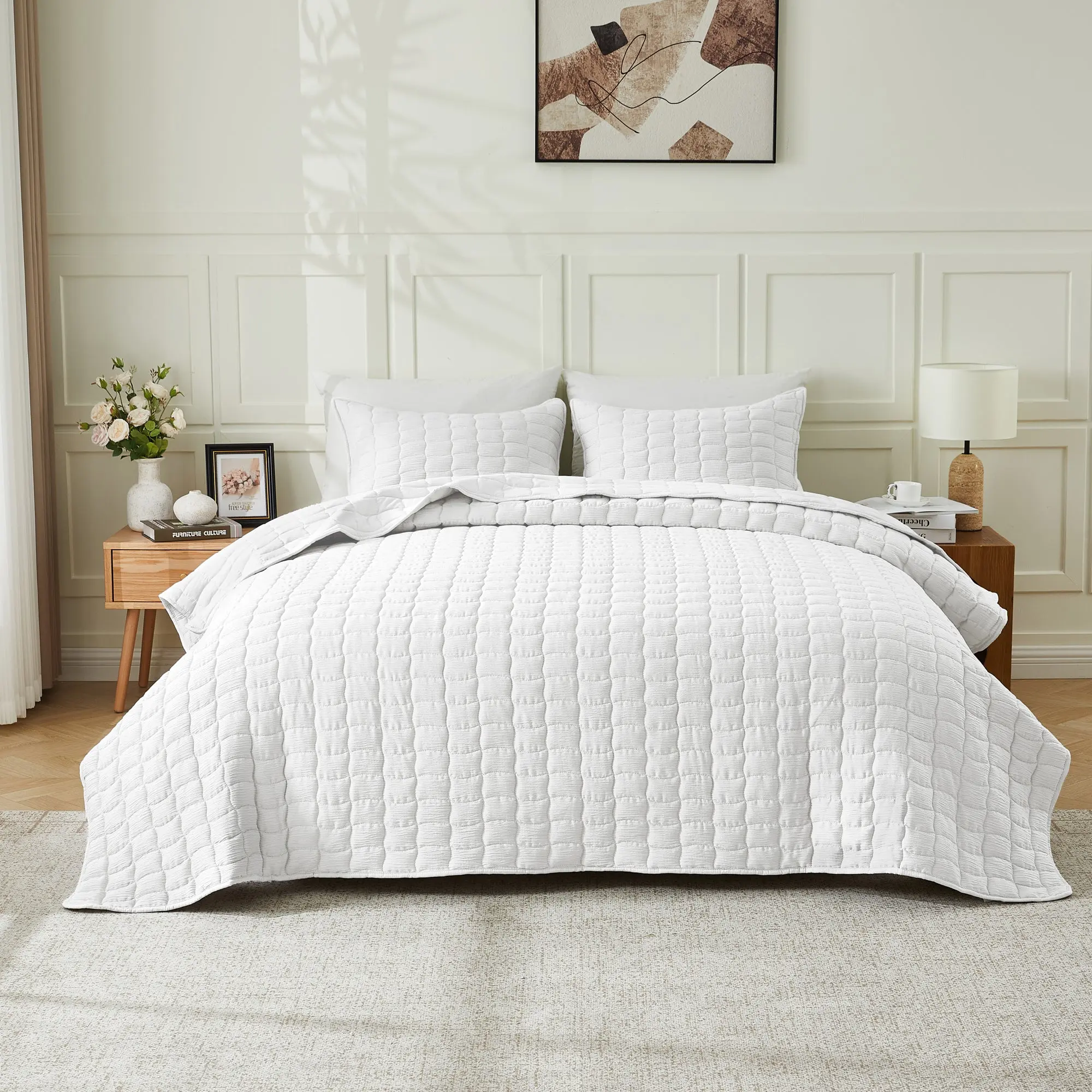 Gauze Quilt Set - Wave Stitch Collection