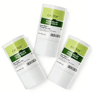 3PCS [Dr. Melaxin Authentic] CACTOX Pore-Soothing Multi-Repair Balm — Infused with Cactus Extracts: Cooling & Soothing, Reduces Swelling & Firms Skin — Specially Formulated for Visible Pore Concerns