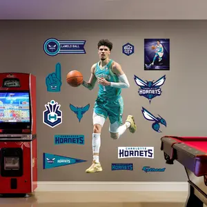 LaMelo Ball City Jersey - RealBig Collection - Official NBA - Charlotte Hornets - Reusable Vinyl Wall Decals