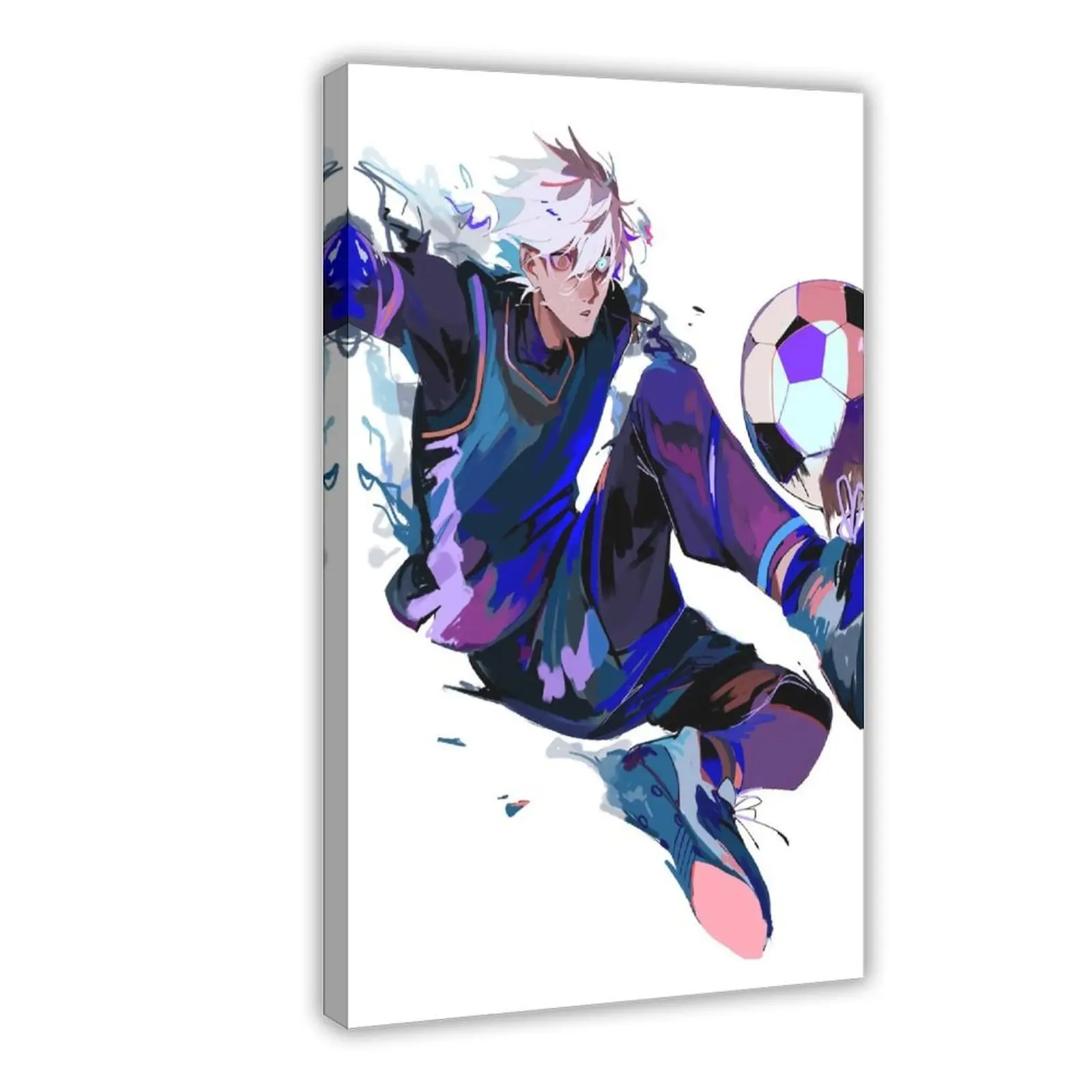 Anime Blue Lock Nagi I Canvas Poster Wall Art for Home Bedroom Office Dorm Room Decor