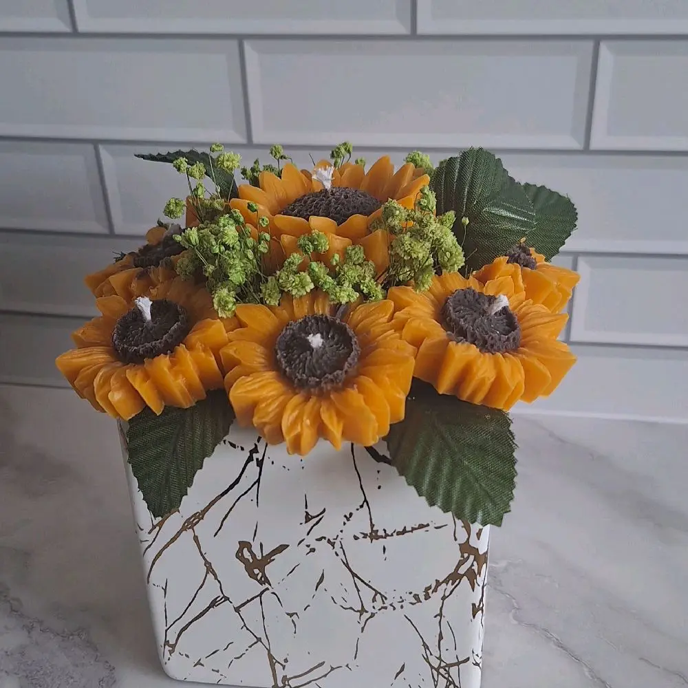 candle buquet  girazol