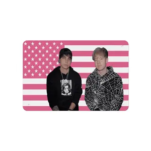 Sam and Colby Printed Metal Painting for Garage, Home, Cafe, Bar, Bathroom Wall Decoration Premium Sign 8x12 In