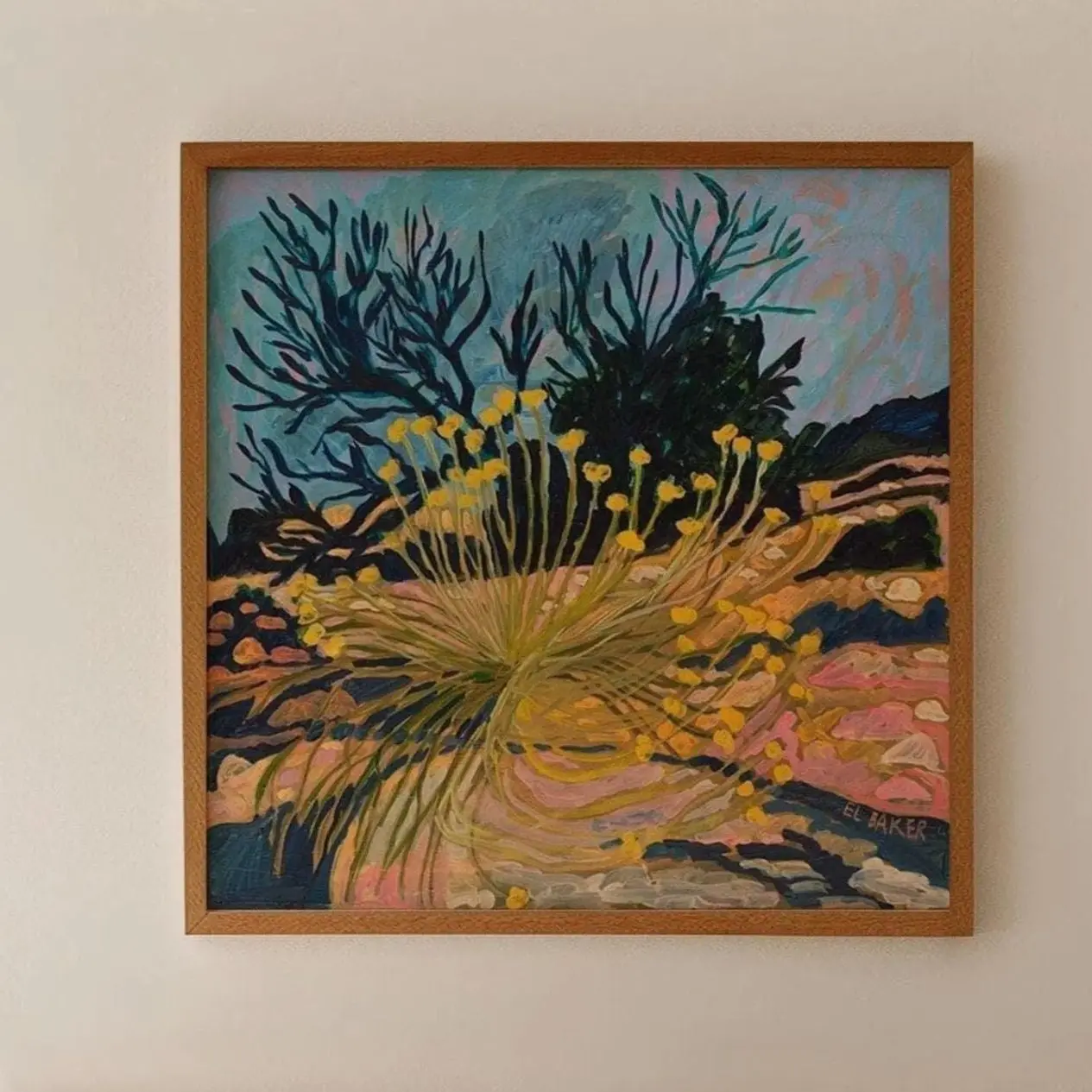 Chamisa Botanical Wall Art Southwestern Desert Plant Poster Nature Print 0