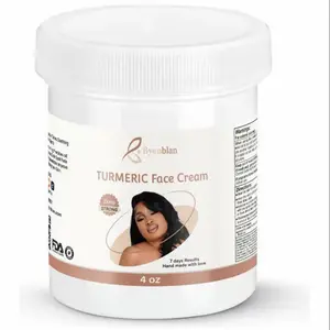 Byenblan Turmeric Glow Face Cream 4oz - Hydrating Brightening Exfoliating Papaya Extract for Radiant Skin