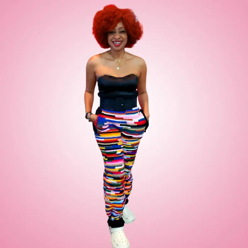 Prism Reversible Crochet Pants - Womenswear Bottom for Versatile Style and Comfort