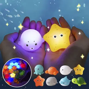 Bath Toy Glows Under Water Changes Color Seven Colors Unisex Kids Play Pool Toys Safe No Choking Hazard