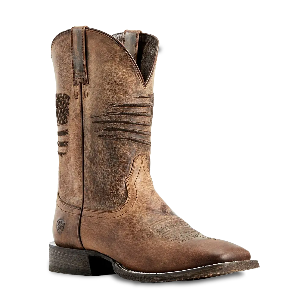 Ariat® Men's Circuit Patriot Weathered Tan Boots 10029699 Ariat® Men's Circuit Patriot Weathered Tan Boots 10029699
