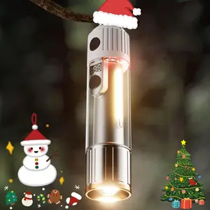 Multifunctional LED Flashlight, Rechargeable LED Flashlight, Portable Long Range Flashlight for Camping, Hiking, Outdoor, Camping Lantern