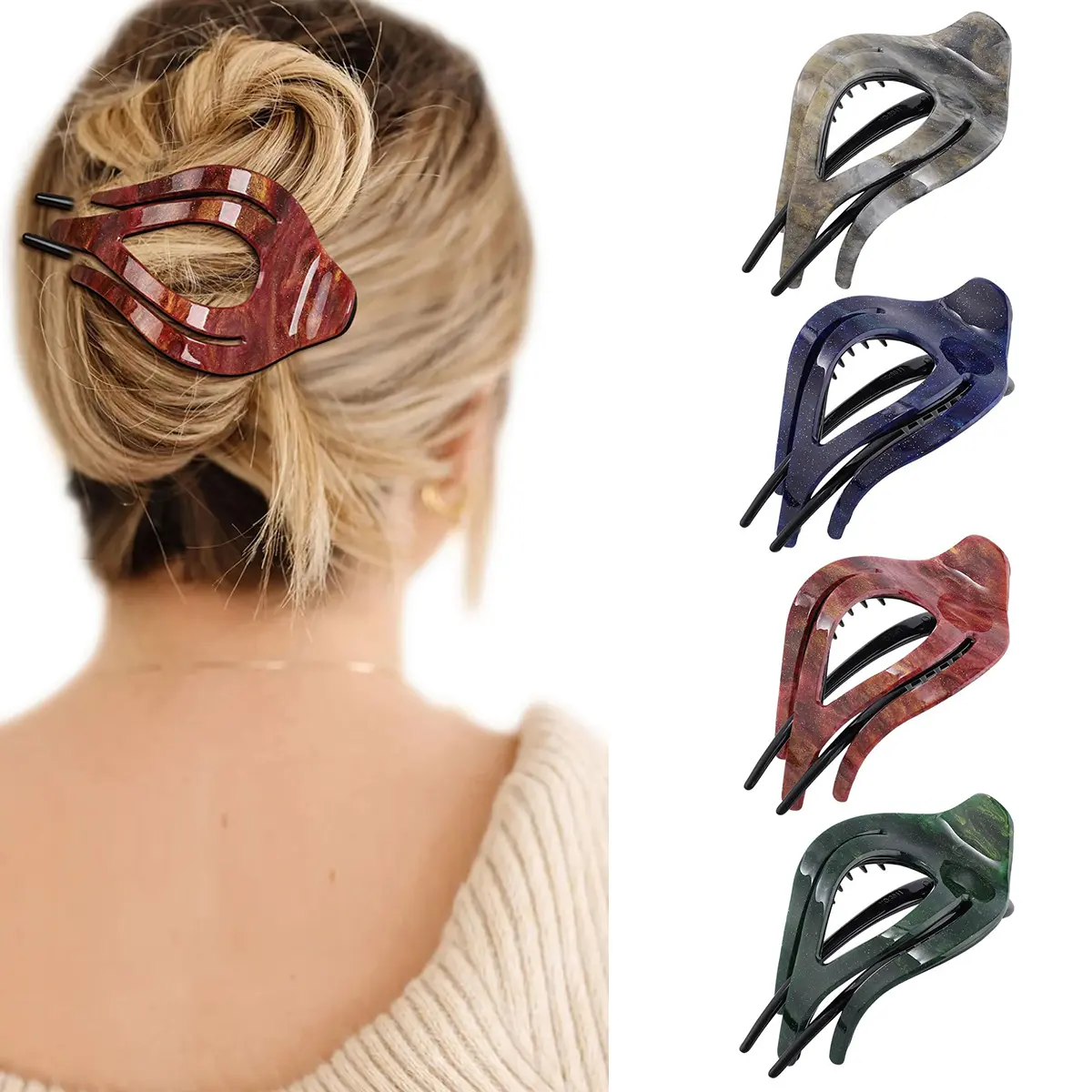 Shine marble(Red/Green/Brown/Royal blue)