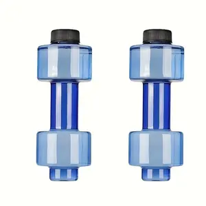 Adjustable Self-Fill Dumbbell, Quick Lock Weight System, Home Fitness, 4-8 Lbs, Portable for Outdoor, Travel, Apartment Use, Exercise Equipment
